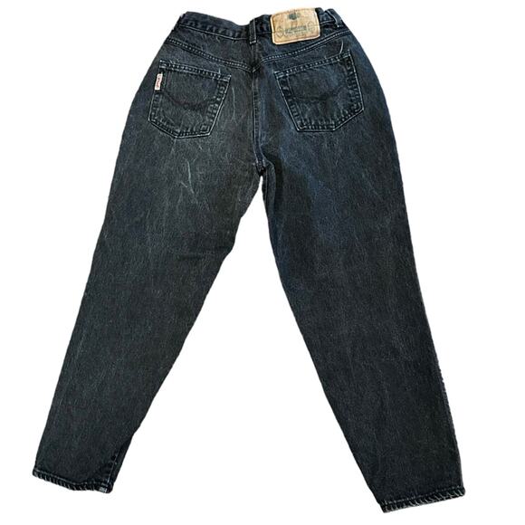 Vintage Gitano Size 10 Short Black Wash Loose Fit jeans - Picture 2 of 8